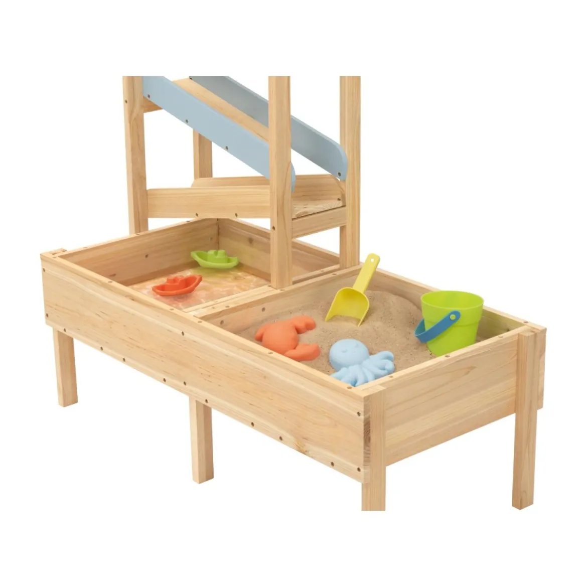 lupilu® Wasserbahn aus Holz - B-Ware neuwertig