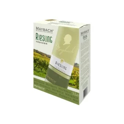 Maybach Riesling QbA 3-l-Bag-in-Box trocken, Weißwein 2024