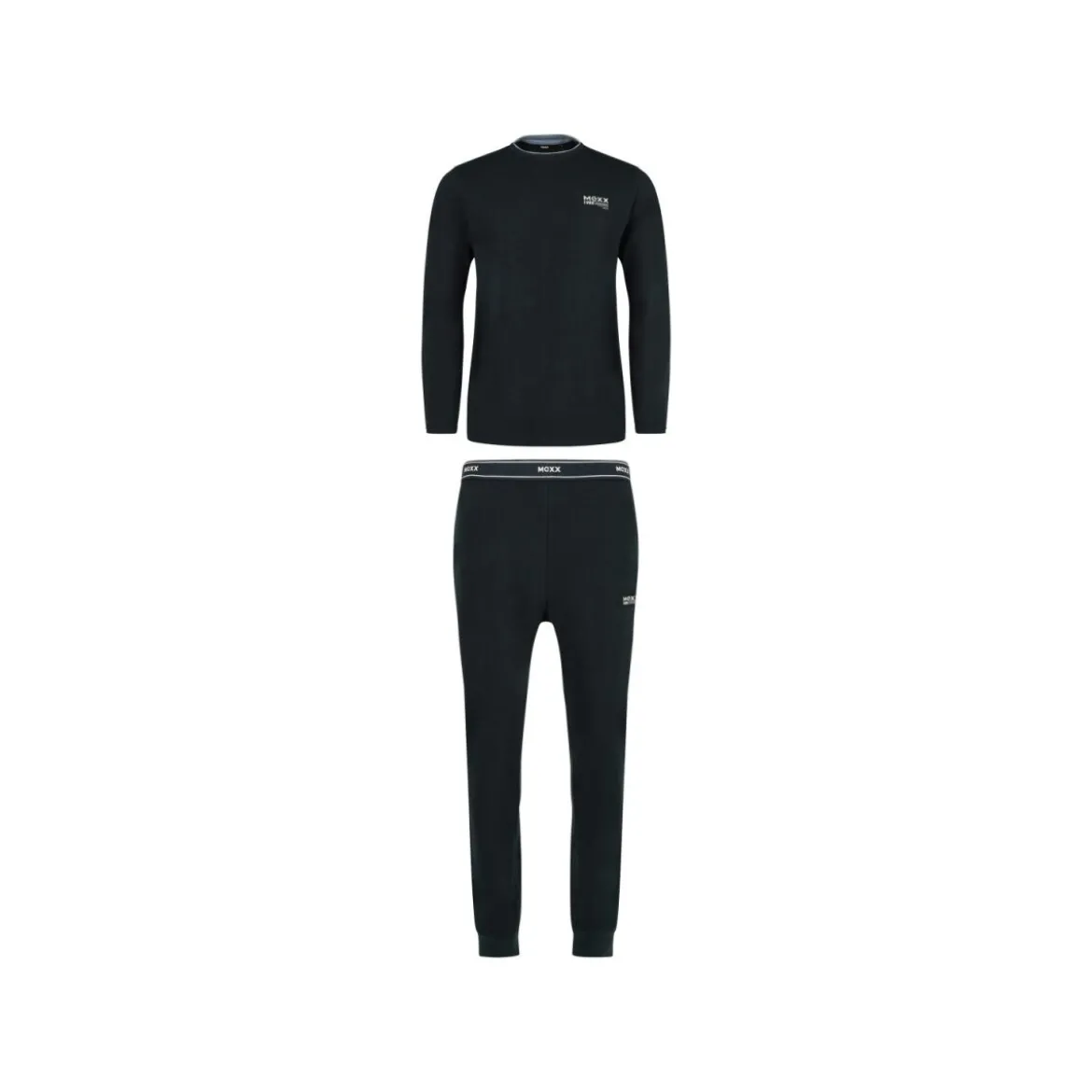 MEXX Herren Jersey-Pyjama, 2-teilig (Navy, L) - B-Ware sehr gut