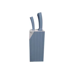 Michelino Messerblock Serie Alythia, 6-teilig, blau - B-Ware neuwertig