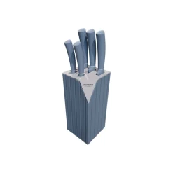 Michelino Messerblock Serie Alythia, 6-teilig, blau - B-Ware neuwertig