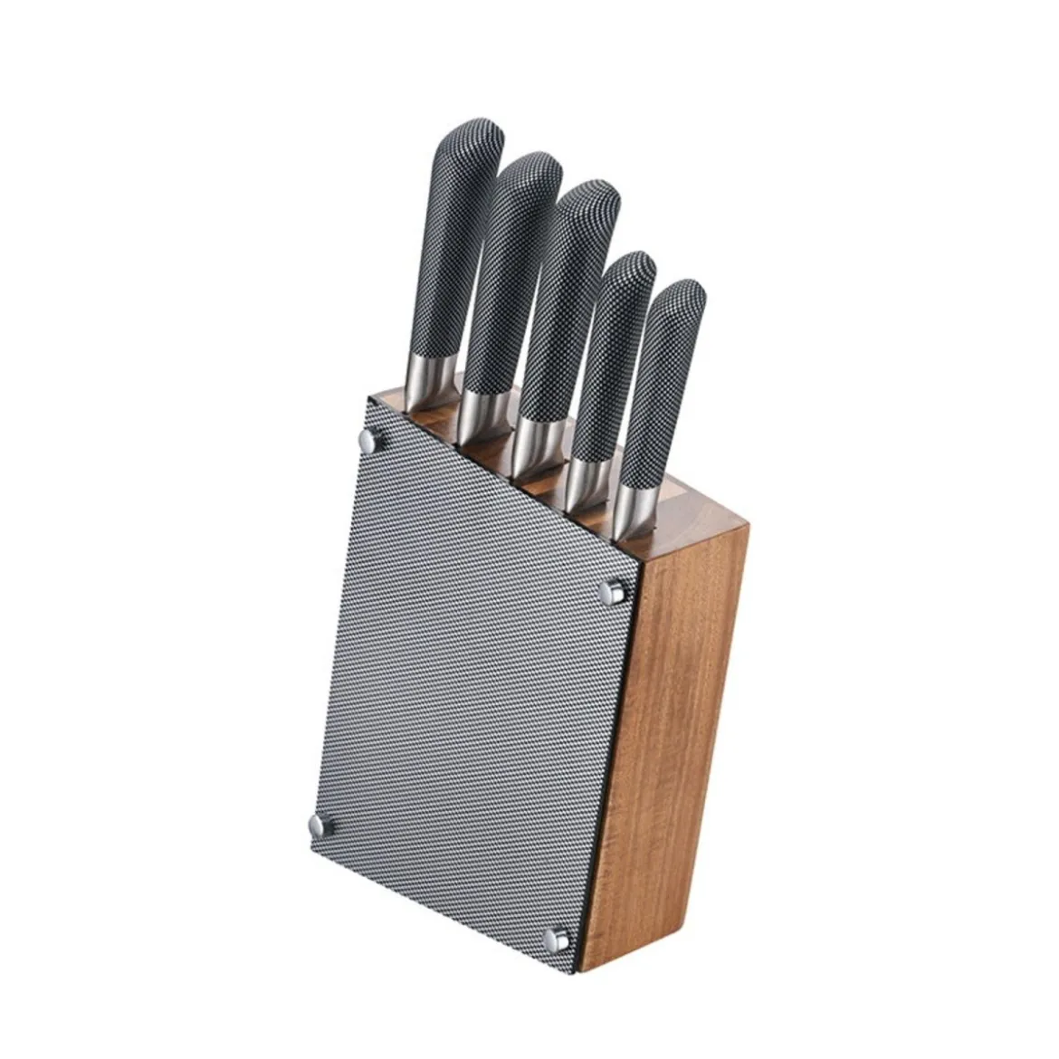 Michelino 6-teiliges Messerset, inkl. Holzblock - B-Ware neuwertig