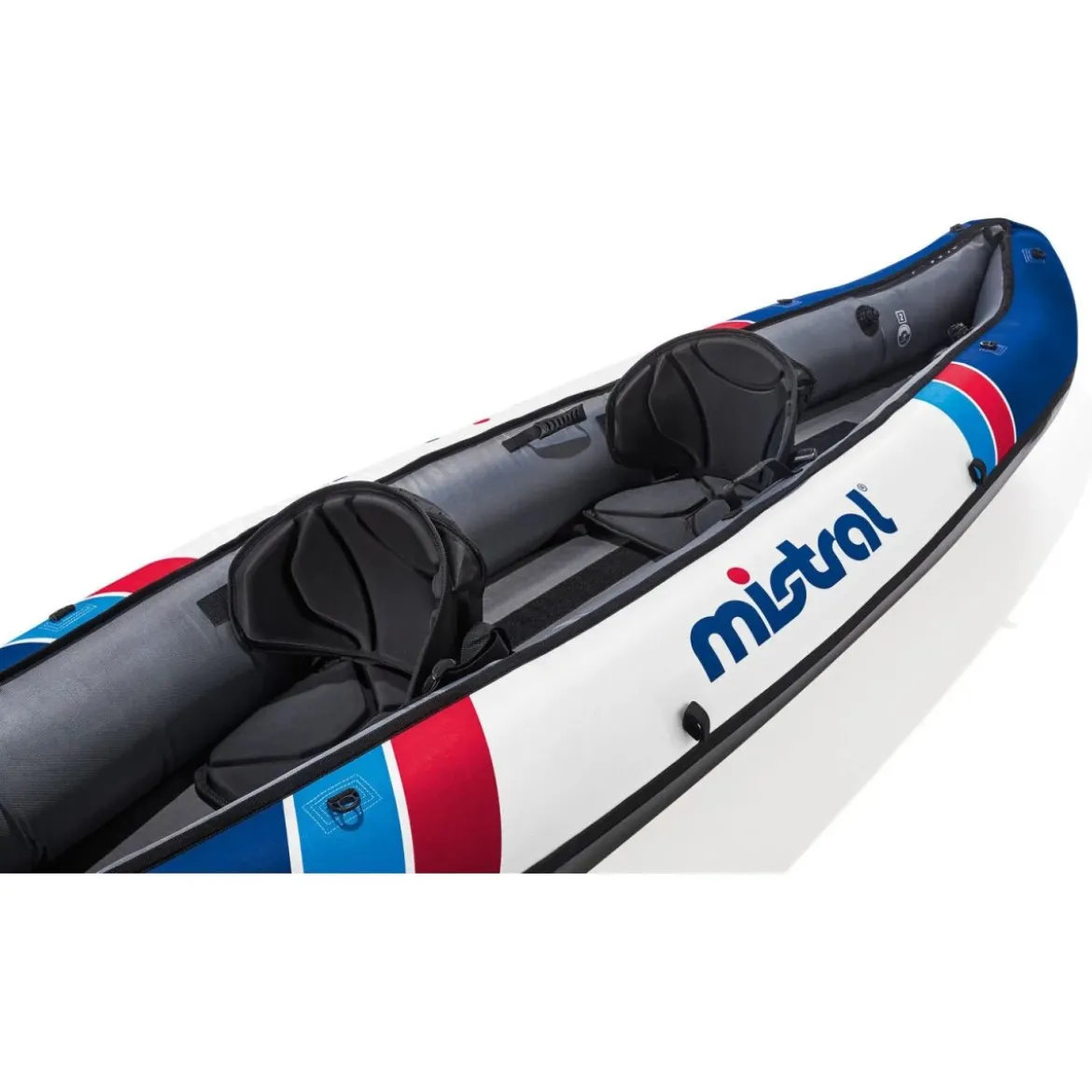MISTRAL Nylon Kajak, 3-Luftkammersystem, mit 2 Doppelpaddeln - B-Ware sehr gut