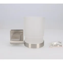 myBath Zahnputz-Becherhalter Edelstahl - B-Ware neuwertig