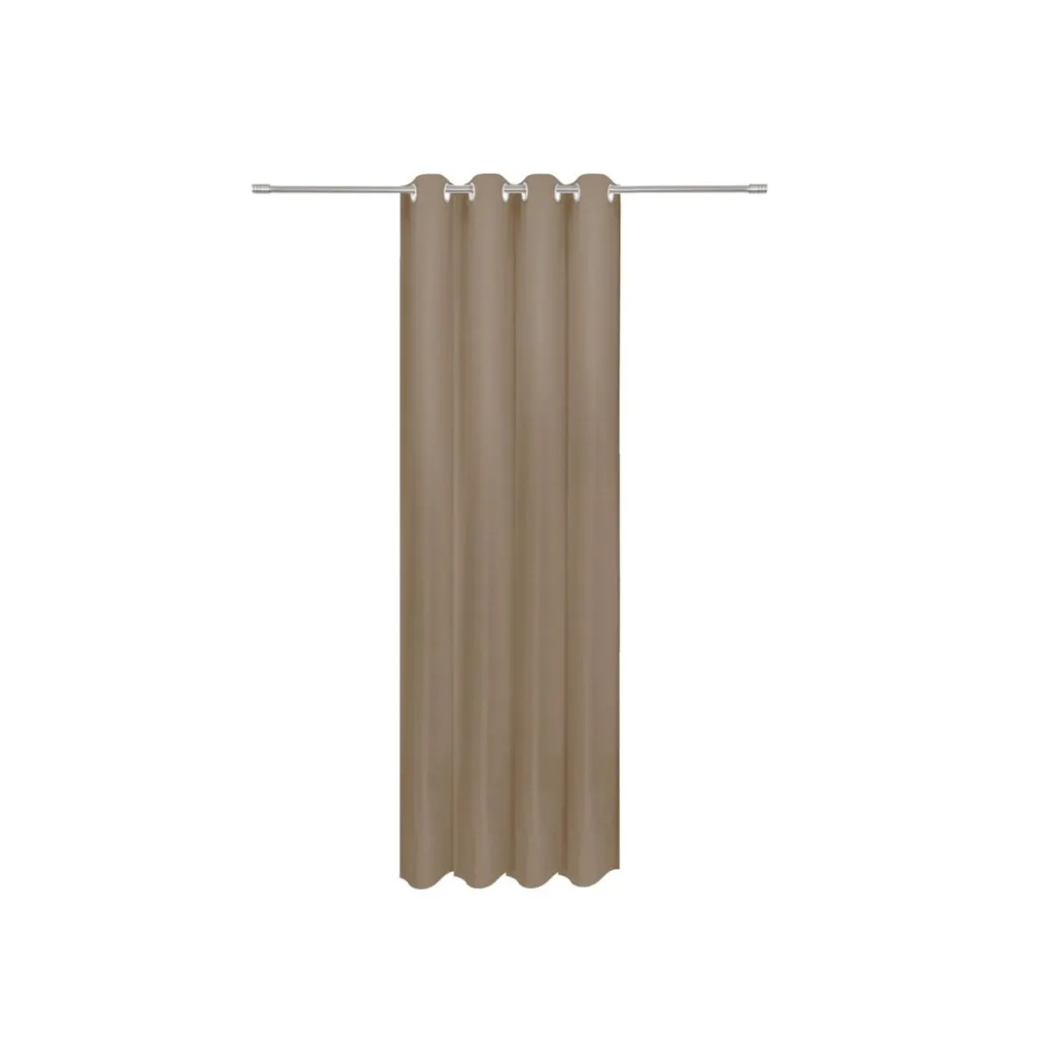 mydeco Ösenvorhang »Balance«, blickdicht, Leinen-Look, in verschiedenen Größen, cappuccino, 135 x 300 cm - B-Ware sehr gut