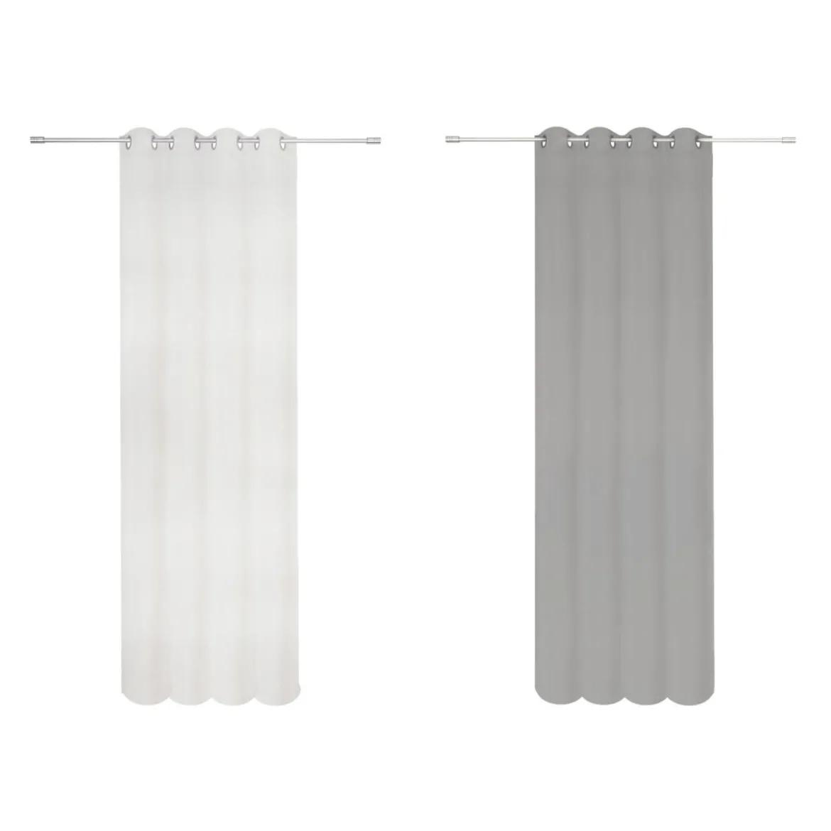 mydeco Ösenvorhang »Breeze«, halbtransparent, in verschiedenen Größen, modern und leicht - B-Ware