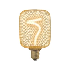 OSRAM Spiralförmige Lampe im Gehäuse, gold/winkel - B-Ware neuwertig
