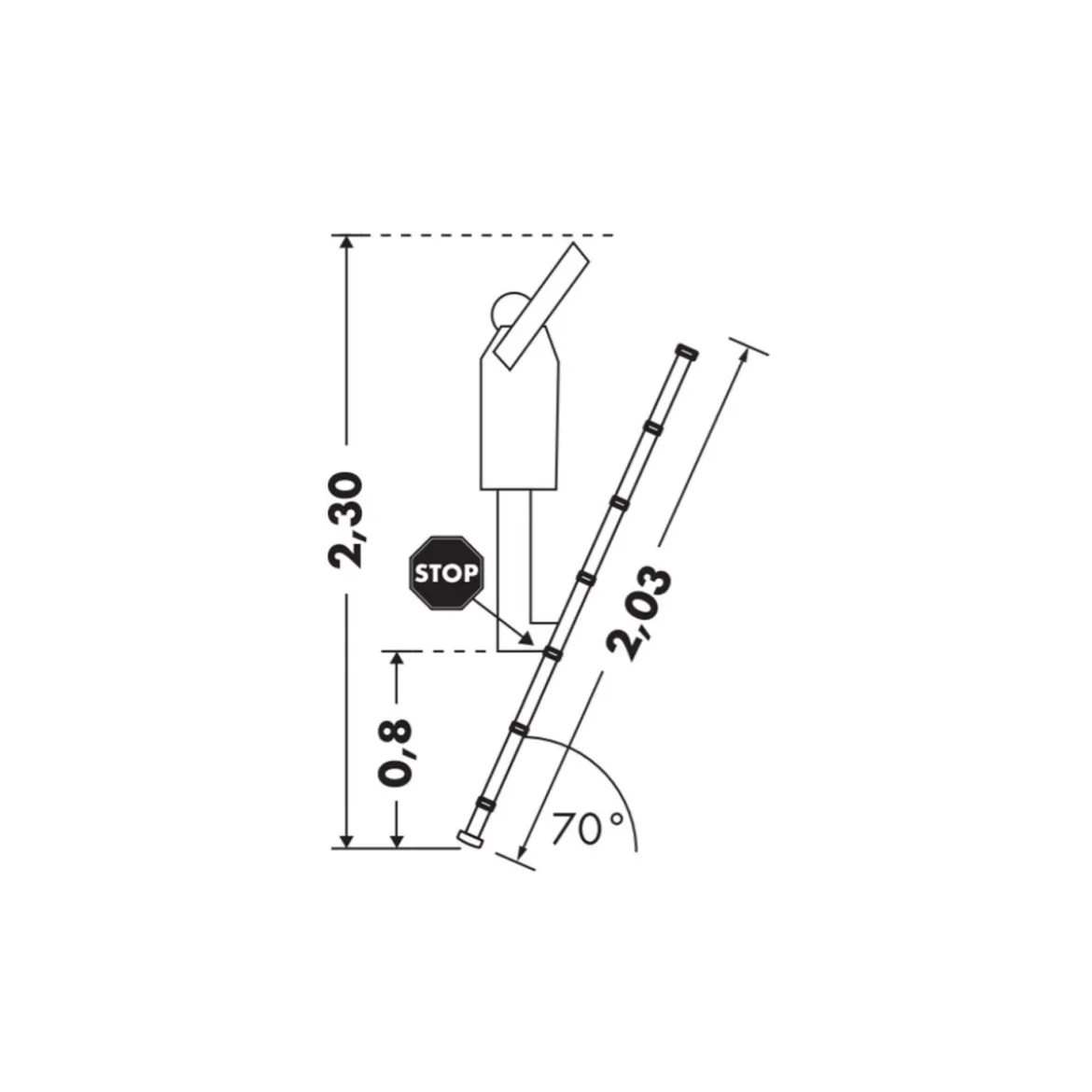 PARKSIDE® Alu Teleskopleiter, 7-stufig, ausziehbar - B-Ware