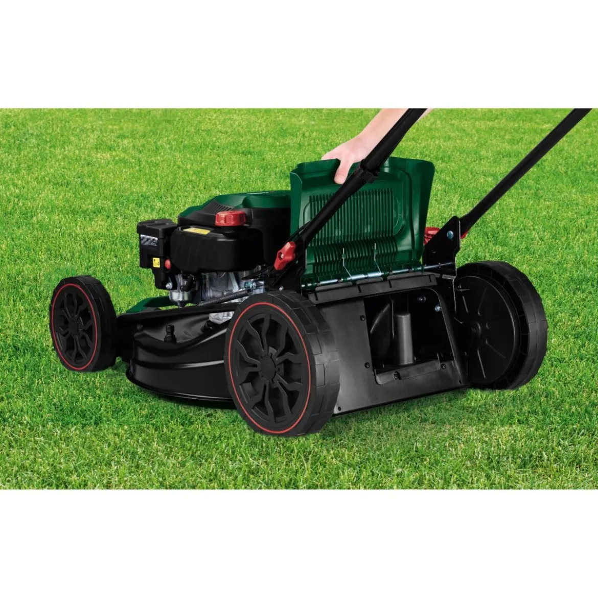 PARKSIDE® Benzin-Rasenmäher »PBRM 51 B2«, mit 3 Mähfunktionen - B-Ware sehr gut