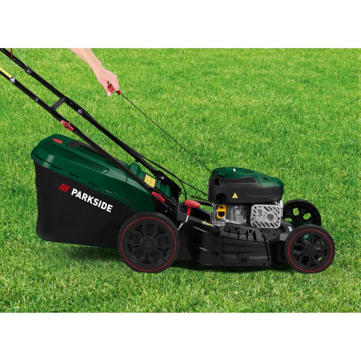 PARKSIDE® Benzin-Rasenmäher »PBRM 51 B2«, mit 3 Mähfunktionen - B-Ware sehr gut