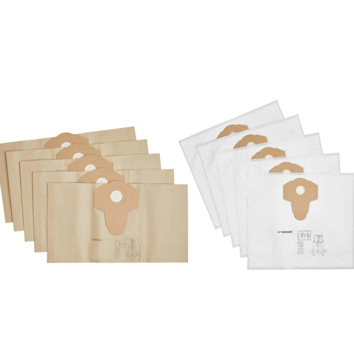 PARKSIDE® Filtertüten für Werkstattsauger - B-Ware