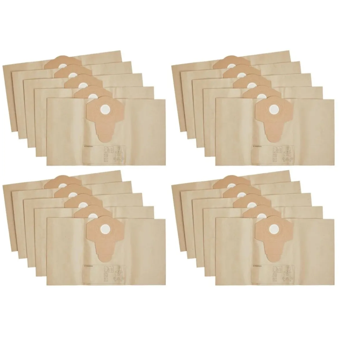 PARKSIDE® Filtertüten »PFT 20 A1«, 20 Stück - B-Ware neuwertig