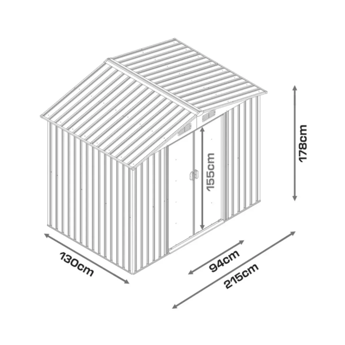 PARKSIDE® Gartengerätehaus M - B-Ware