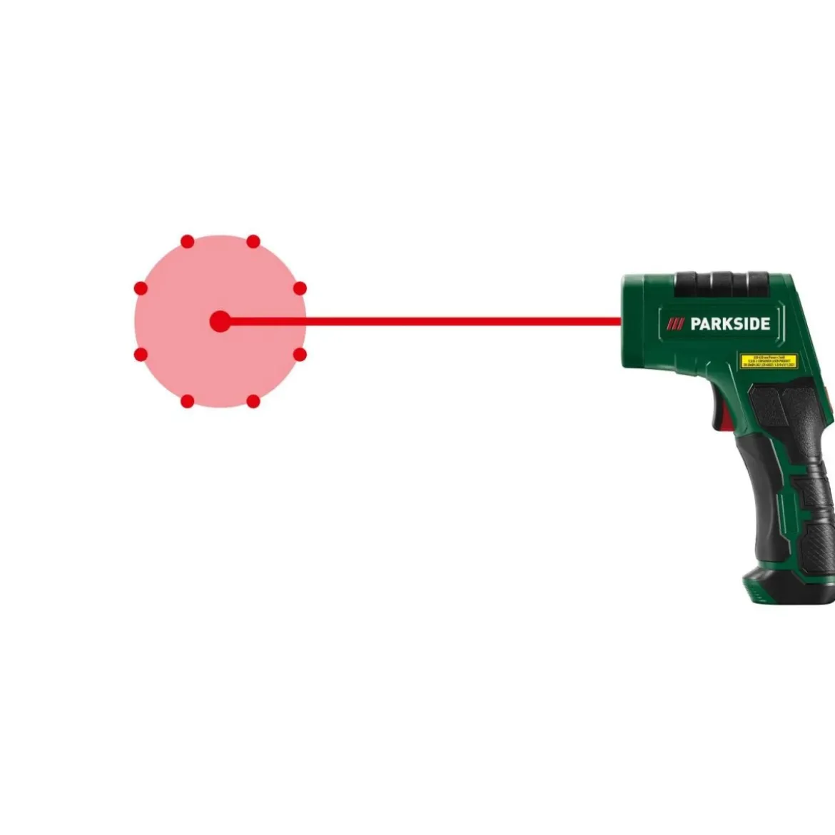 PARKSIDE® Infrarot-Temperaturmessgerät »PTI 380 C3« - B-Ware neuwertig