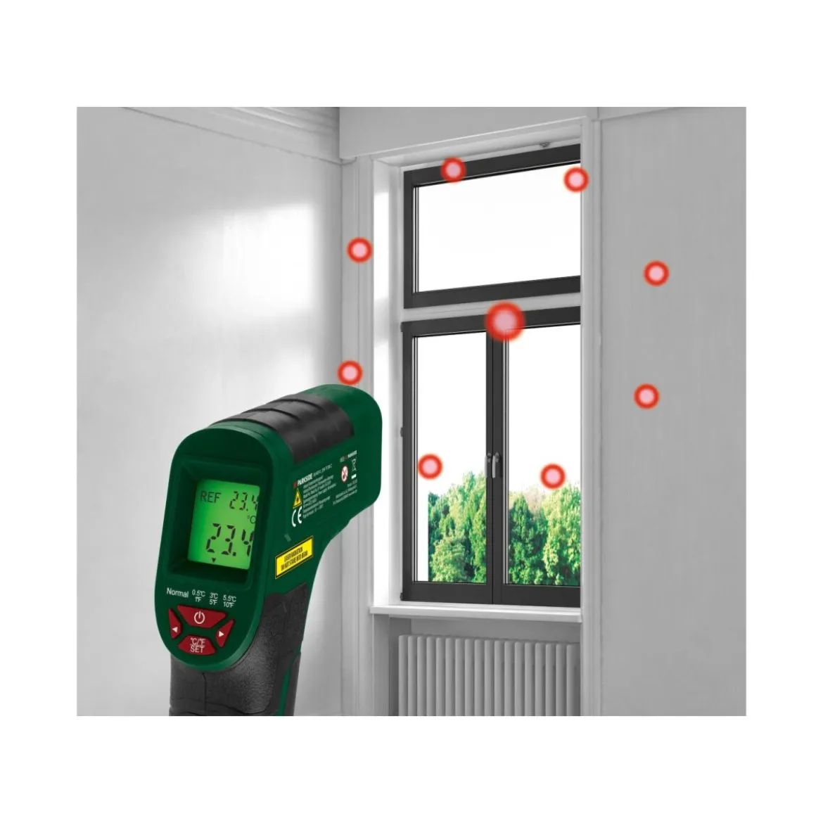 PARKSIDE® Infrarot-Temperaturmessgerät »PTI 380 C3« - B-Ware neuwertig