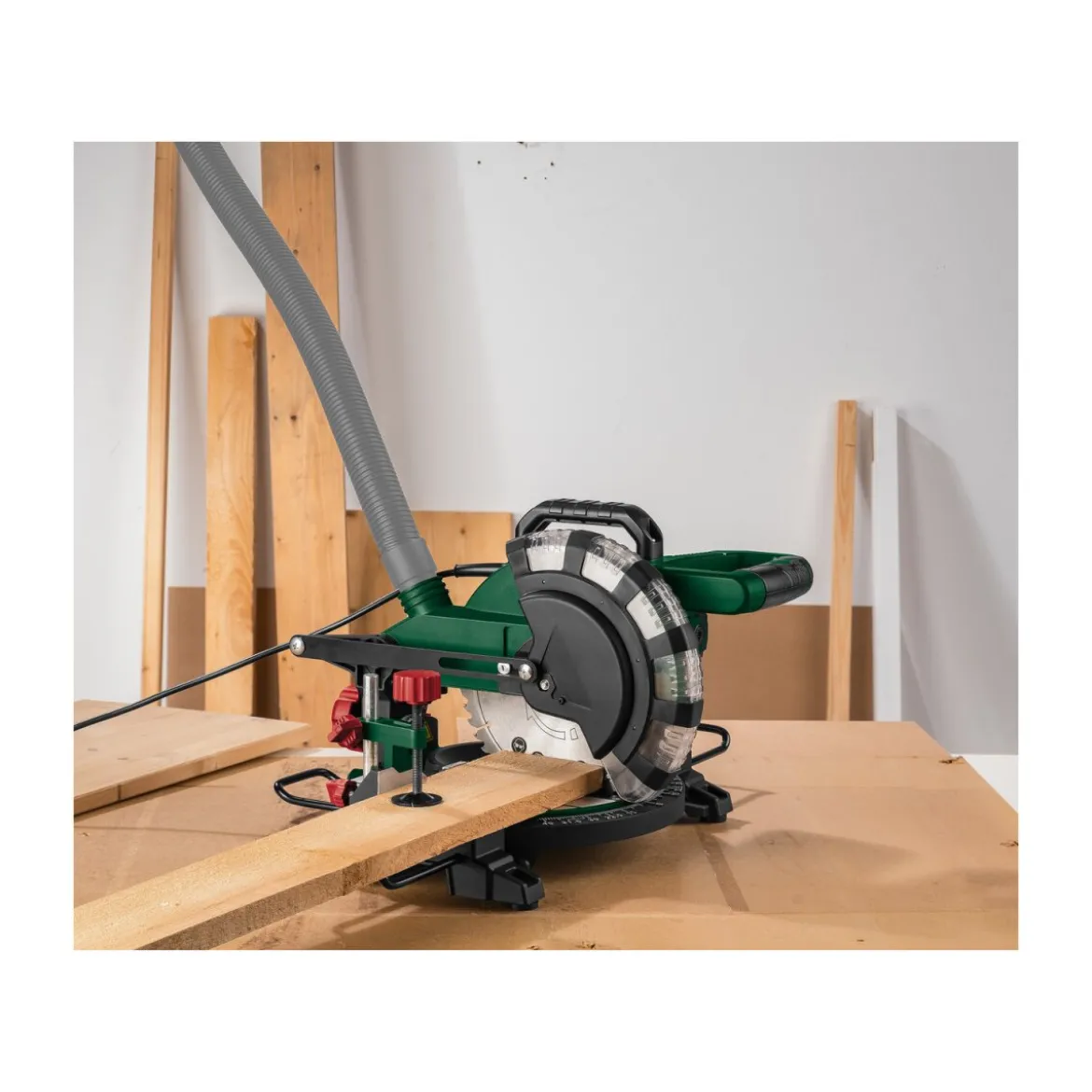 PARKSIDE® Kapp- und Gehrungssäge PKS 1500 C4, 1500 W, mit Laser - B-Ware