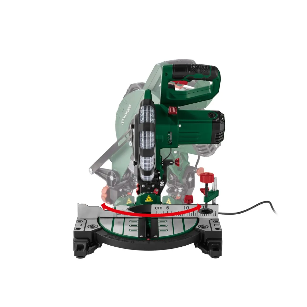PARKSIDE® Kapp- und Gehrungssäge PKS 1500 C4, 1500 W, mit Laser - B-Ware