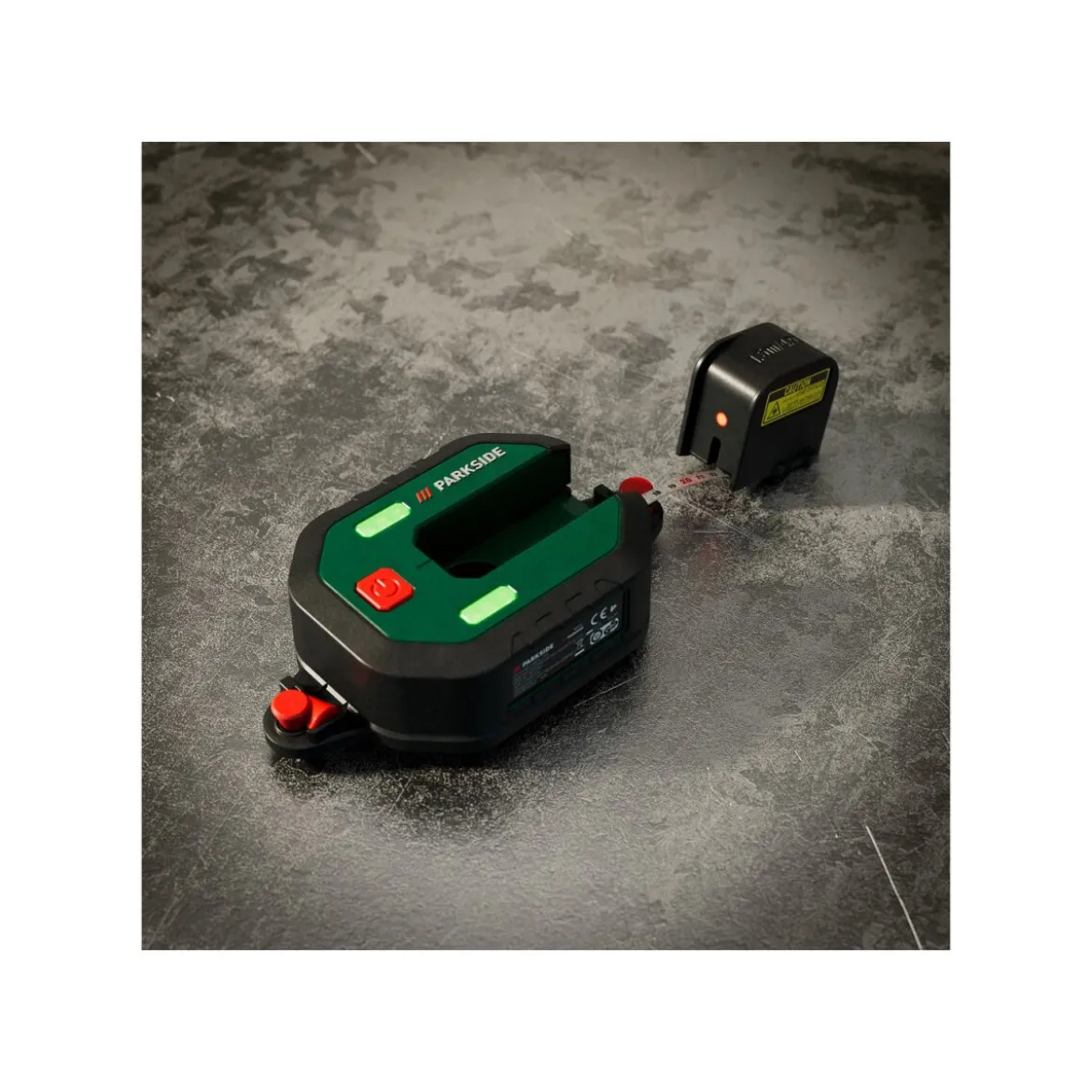 PARKSIDE® Laser-Wasserwaage mit Maßband »PLLM 10 A1«, zur präzisen Ausrichtung - B-Ware neuwertig