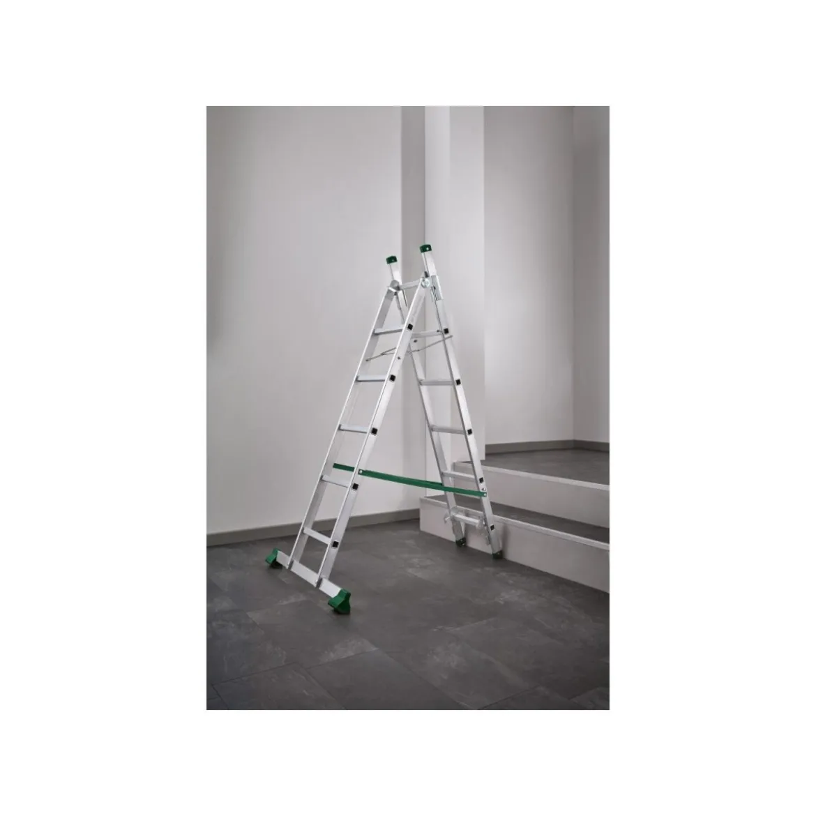 PARKSIDE® Multifunktionsleiter, max. Arbeitshöhe 3,52 m, aus Aluminium - B-Ware sehr gut