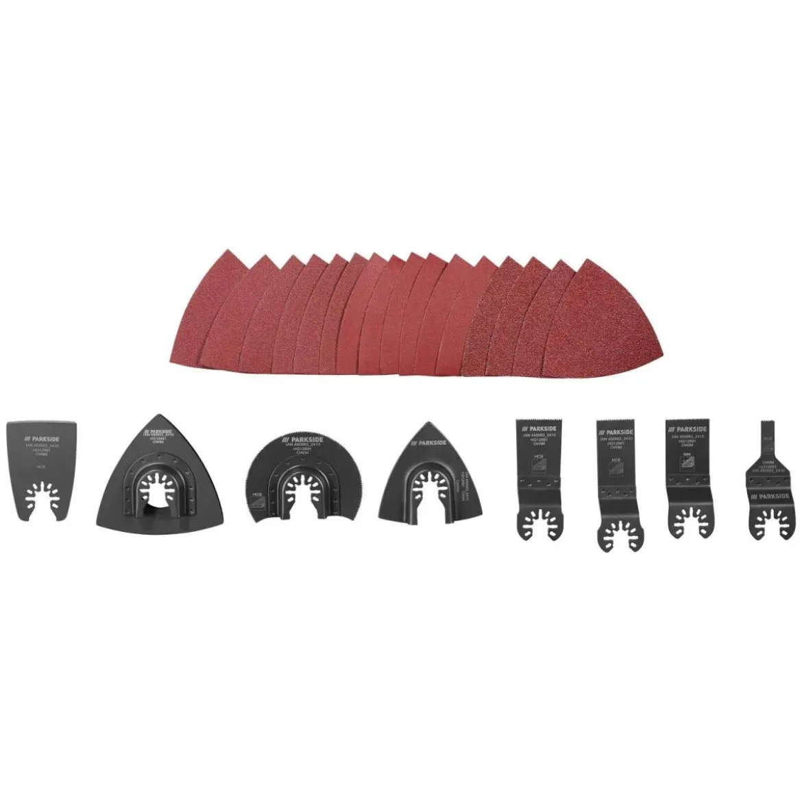 PARKSIDE® Multifunktionswerkzeug-Zubehör, 24-tlg. - B-Ware neuwertig