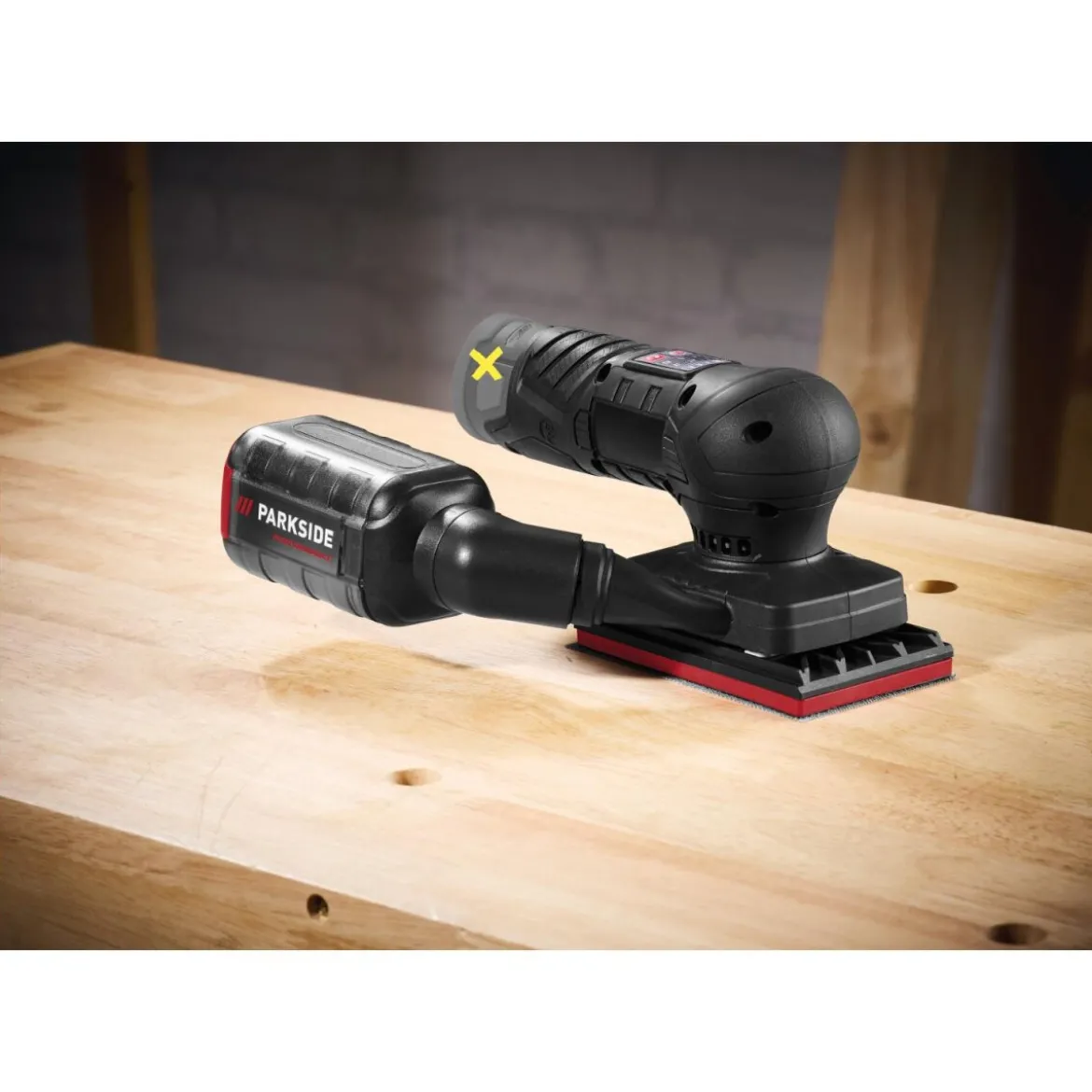 PARKSIDE PERFORMANCE® Akku-Schleifgeräte, ohne Akku und Ladegerät, Akku-Schwingschleifer PASSP 12-Li A1 - B-Ware neuwertig