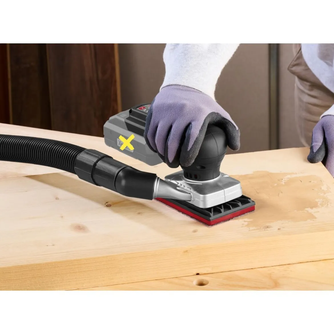 PARKSIDE PERFORMANCE® Akku-Schleifgerät, 20 V Akku-Schwingschleifer PAMSP 20-Li A1, ohne Akku und Ladegerät - B-Ware neuwertig