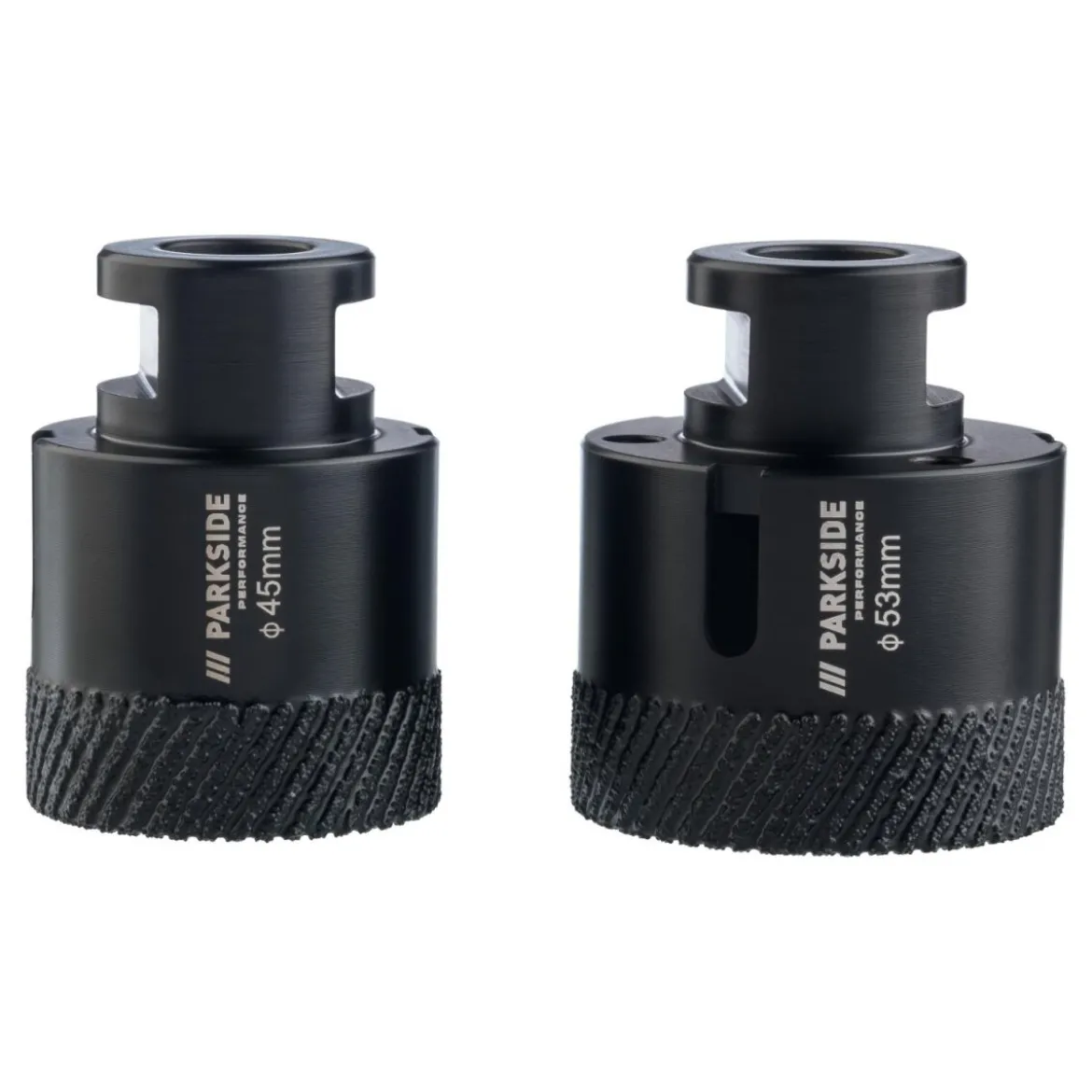 PARKSIDE PERFORMANCE® Diamant-Bohrkronen / Diamant-Bohrkrone, 5 Stück / 4 Stück / 2 Stück / 1 Stück (ø 45, 53 mm) - B-Ware neuwertig