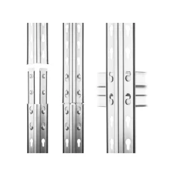 PARKSIDE PERFORMANCE® Schwerlastregal, verzinkter Stahl, B 200 x H 100 x T 50 cm - B-Ware neuwertig