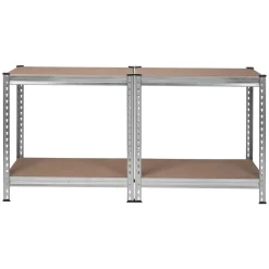 PARKSIDE PERFORMANCE® Schwerlastregal, verzinkter Stahl, B 200 x H 100 x T 50 cm - B-Ware neuwertig