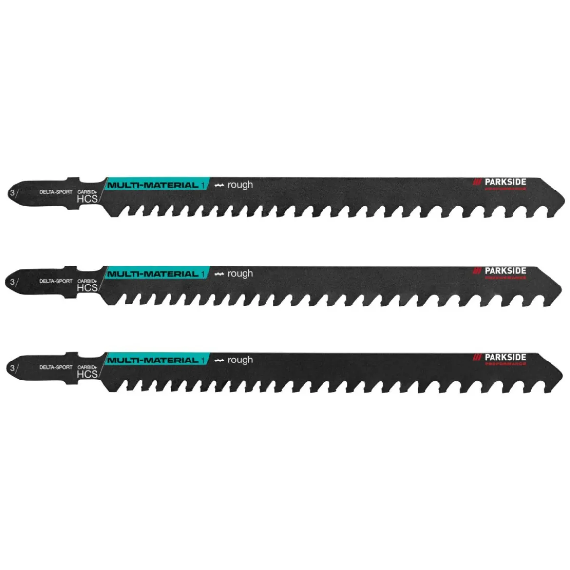 PARKSIDE PERFORMANCE® Stichsägeblatt-Set »PPSTZ 3 A1«, 3-teilig (Multimaterial 3-teilig) - B-Ware neuwertig