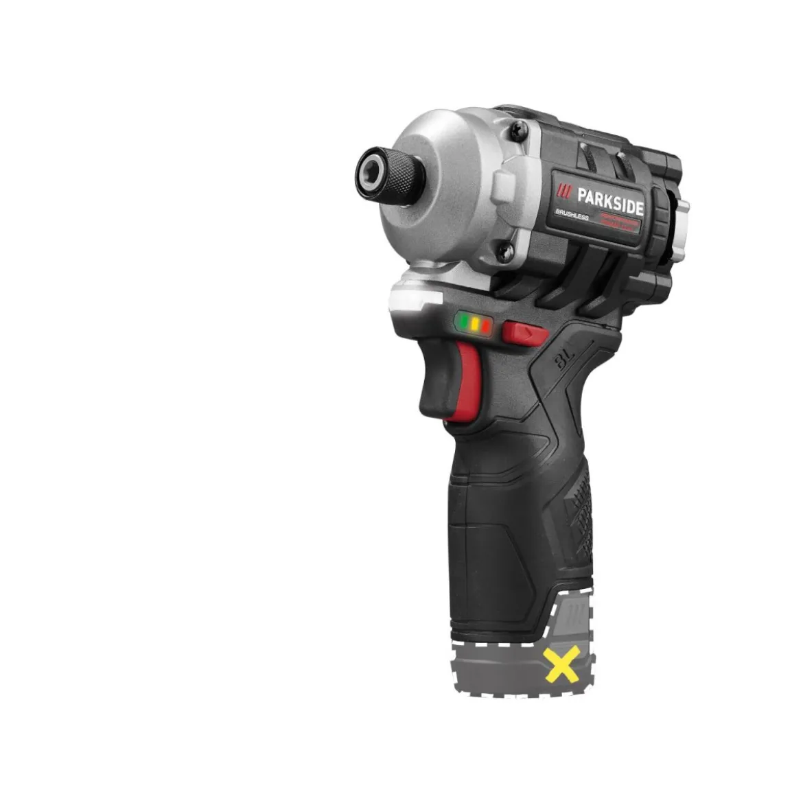 PARKSIDE PERFORMANCE® 12 V Akku-Drehschlagschrauber »PDSSAP 12 A1«, ohne Akku und Ladegerät - B-Ware