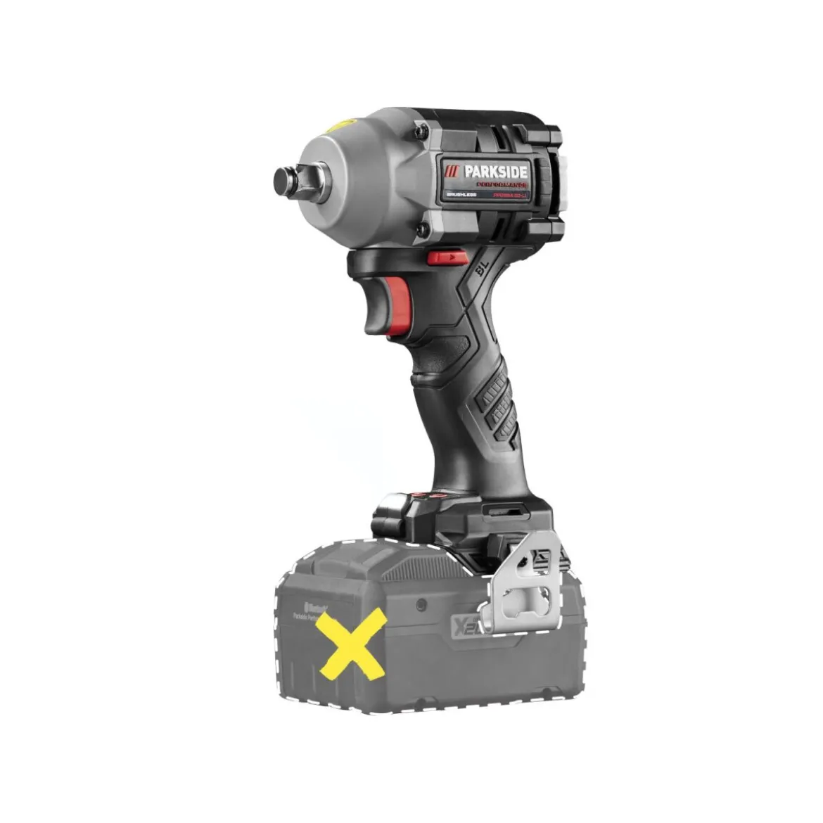 PARKSIDE PERFORMANCE® 20 V Akku-Drehschlagschrauber PPDSSA 20-Li B2, ohne Akku und Ladegerät - B-Ware sehr gut