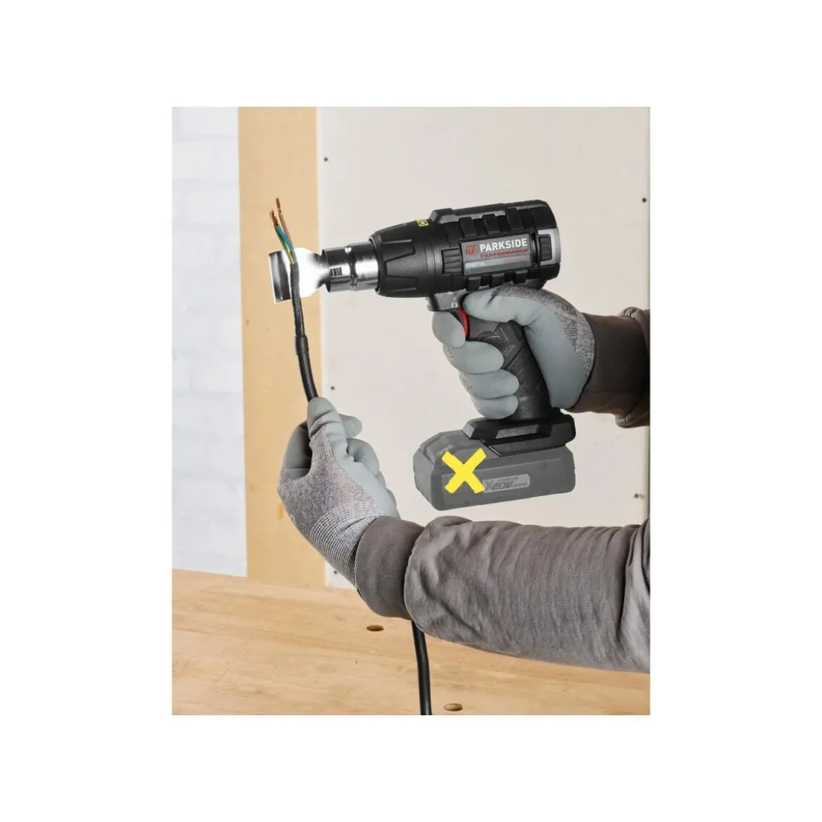 PARKSIDE PERFORMANCE® 20 V Akku-Heißluftgebläse PPHLGA 20-Li B3, ohne Akku und Ladegerät - B-Ware neuwertig