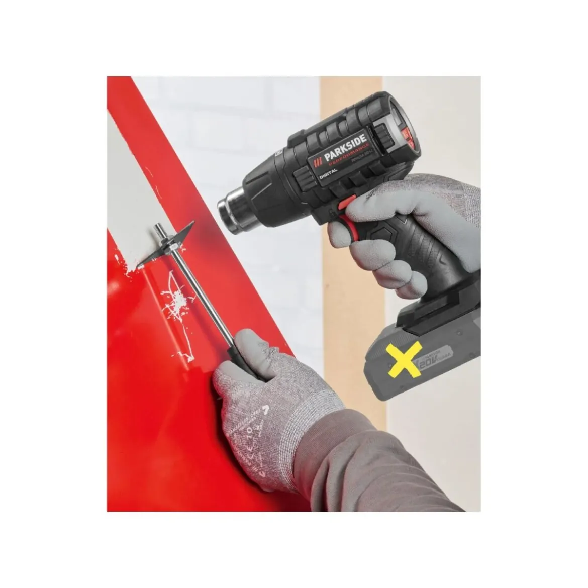 PARKSIDE PERFORMANCE® 20 V Akku-Heißluftgebläse PPHLGA 20-Li B3, ohne Akku und Ladegerät - B-Ware neuwertig