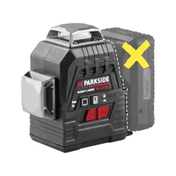 PARKSIDE PERFORMANCE® 20 V Akku-Kreuzlinienlaser »PKLLP 3360 A1 «, ohne Akku und Ladegerät - B-Ware
