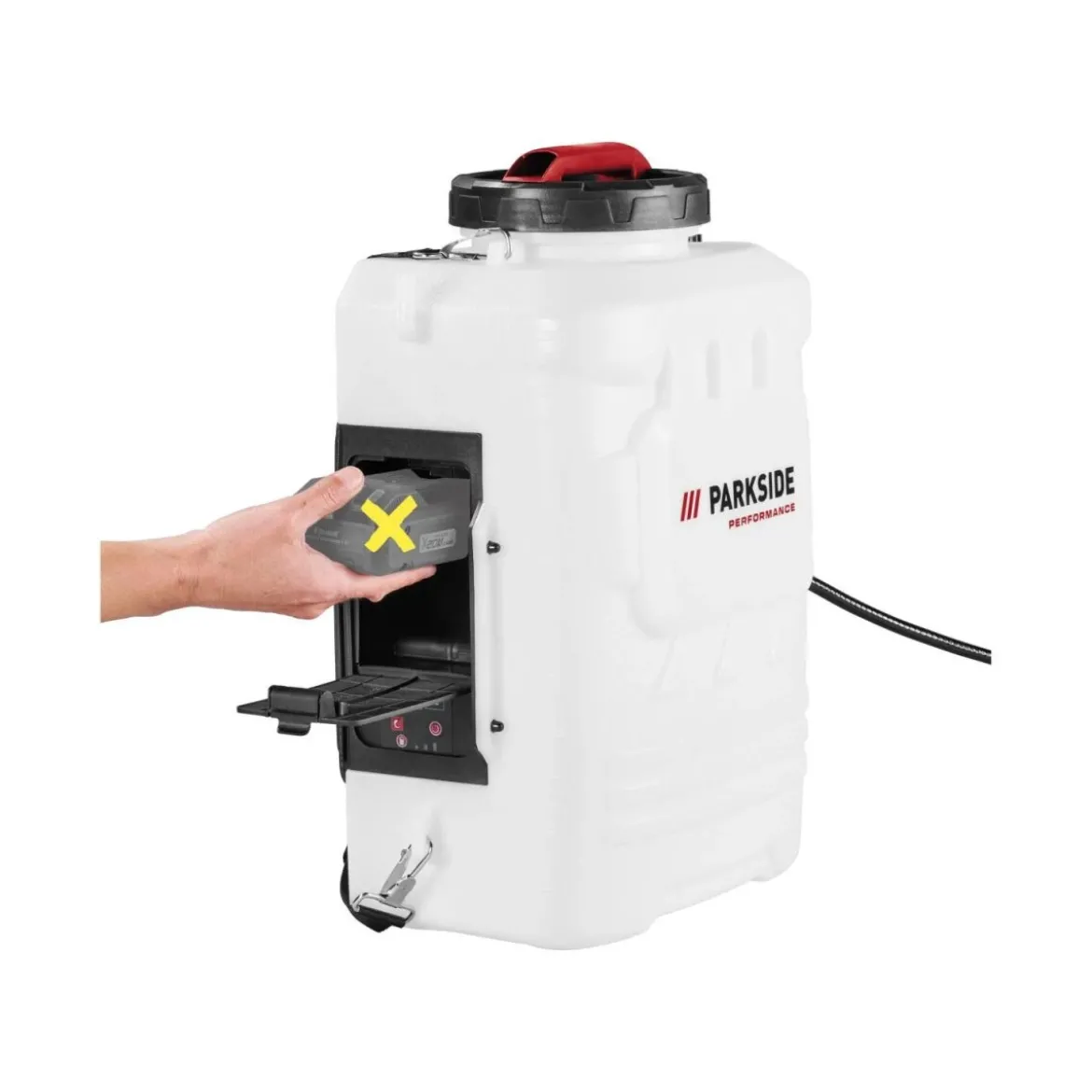 PARKSIDE PERFORMANCE® 20 V Akku-Rucksackdrucksprüher »PPARDS 16 D3«, ohne Akku und Ladegerät - B-Ware
