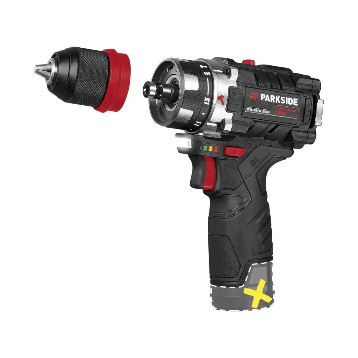 PARKSIDE PERFORMANCE® 12 V Akku-Schlagbohrschrauber »PSBSAP 12 A1«, ohne Akku und Ladegerät - B-Ware