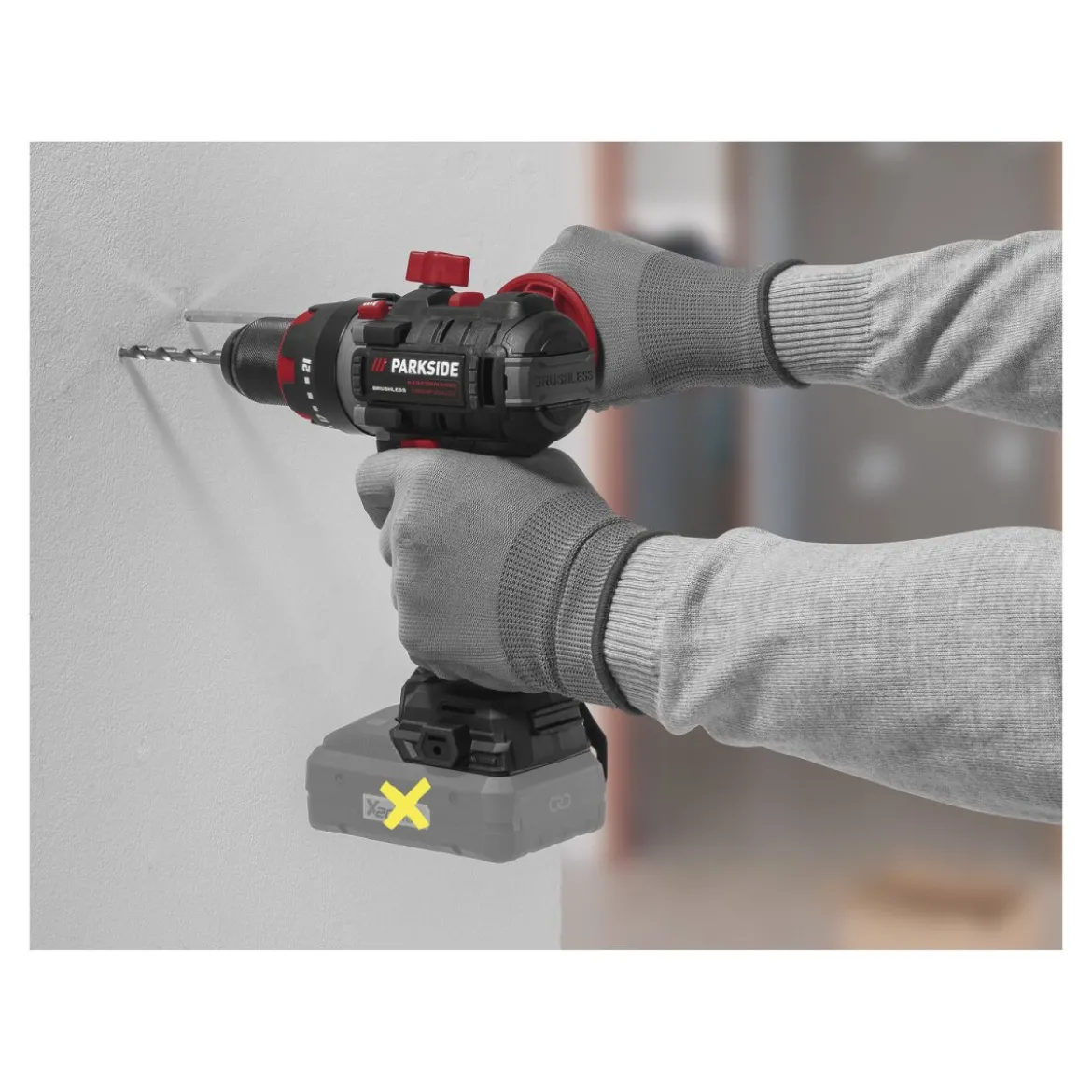 PARKSIDE PERFORMANCE® 20 V Akku-Schlagbohrschrauber PSBSAP 20-Li D4, ohne Akku und Ladegerät - B-Ware
