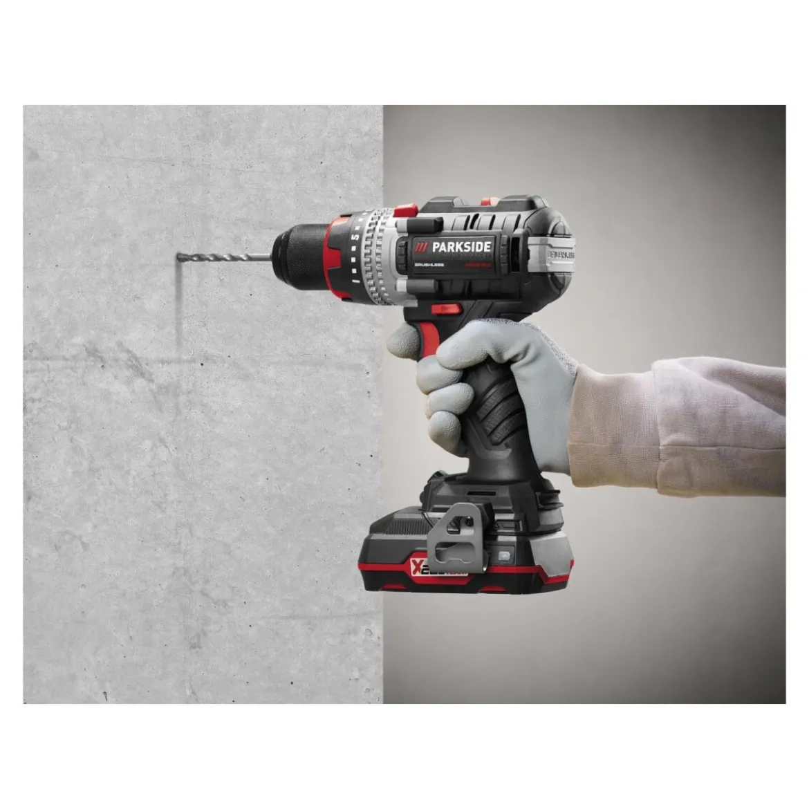 PARKSIDE PERFORMANCE® 20 V Akku-Schlagbohrschrauber-Set »PSBSAP 20-Li D4«, mit Akku- und Ladegerät - B-Ware