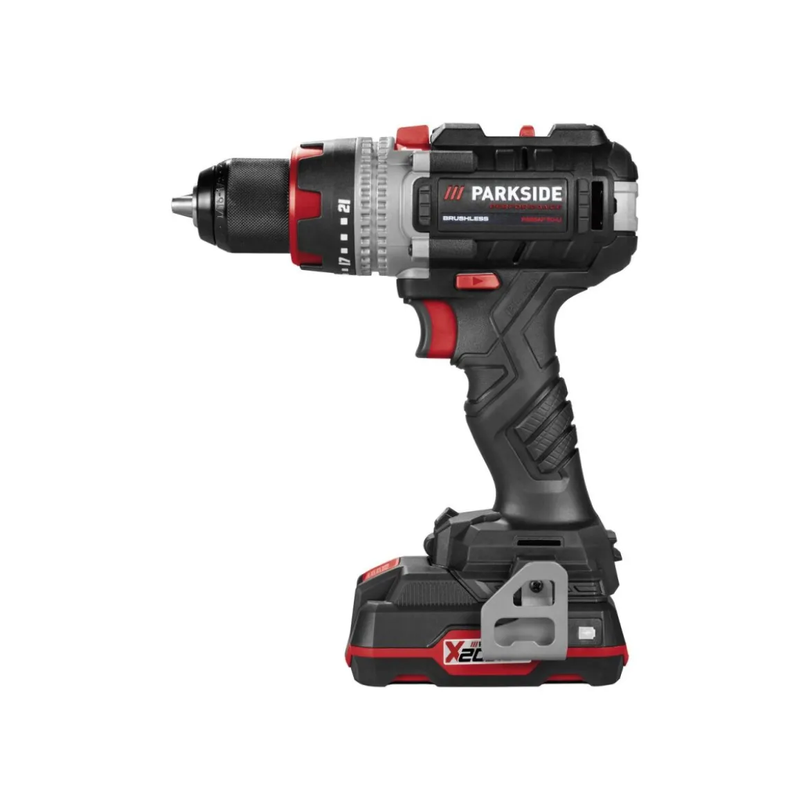 PARKSIDE PERFORMANCE® 20 V Akku-Schlagbohrschrauber-Set »PSBSAP 20-Li D4«, mit Akku- und Ladegerät - B-Ware