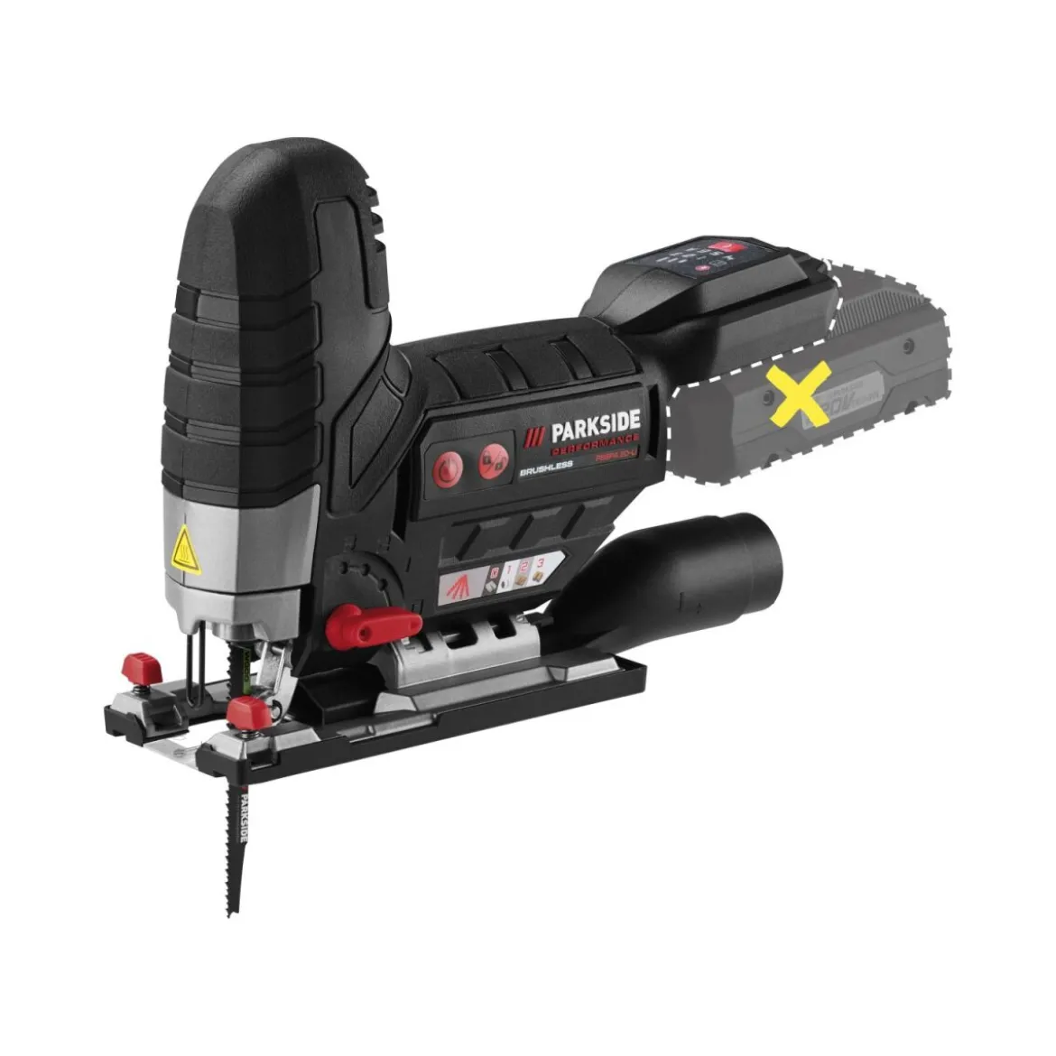 PARKSIDE PERFORMANCE® 20 V Akku-Stichsäge »PSSPA 20-Li F4«, ohne Akku und Ladegerät - B-Ware neuwertig