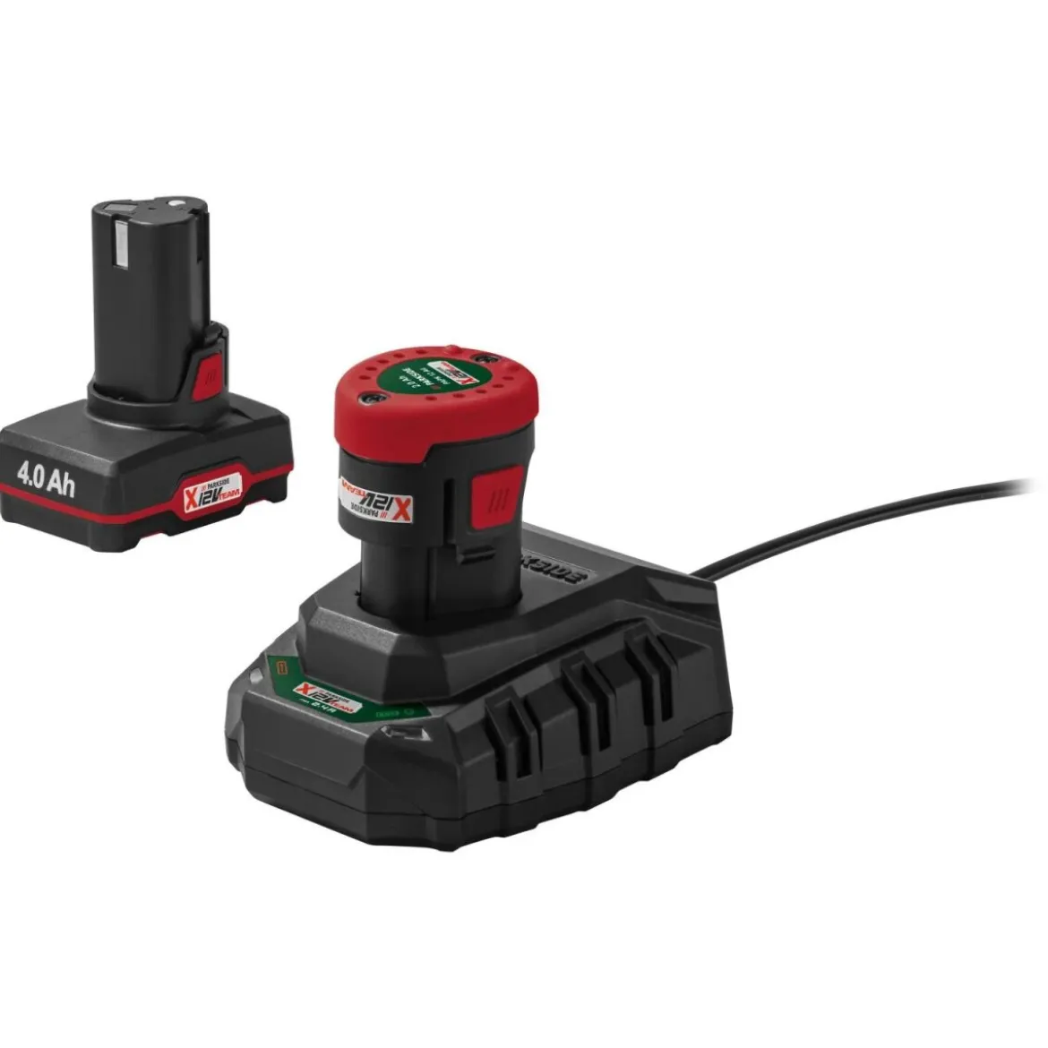 PARKSIDE® 12 V/ 2 Ah Akku »PAPK 12 A4«; 12 V/ 4 Ah Akku »PAPK 12 B4«; 12 V/ 2,4 A Ladegerät »PLGK 12 A3« - B-Ware neuwertig