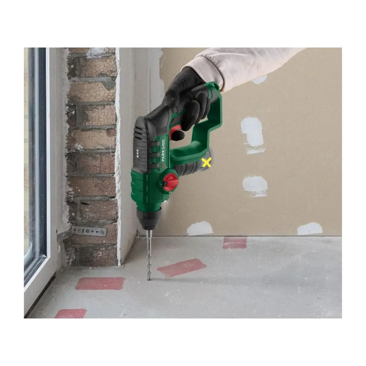 PARKSIDE® 12 V Akku-Bohrhammer PBHA 12 A1 ohne Akku und Ladegerät - B-Ware sehr gut