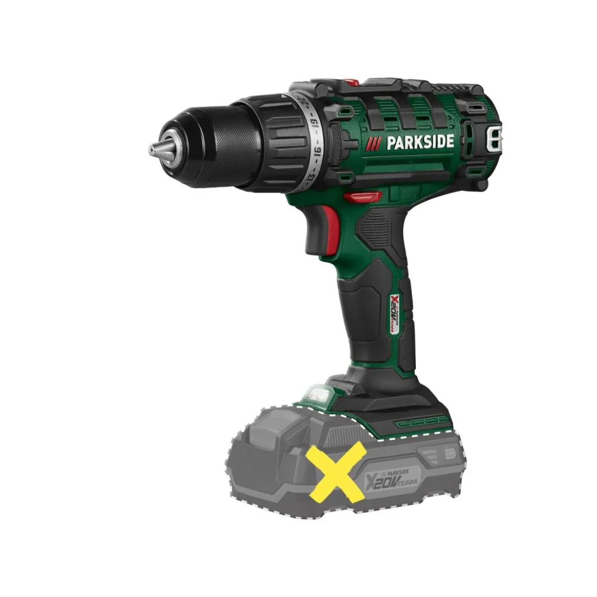 PARKSIDE® 20V Akku-Bohrschrauber »PABS 20-Li I9«, ohne Akku und Ladegerät - B-Ware