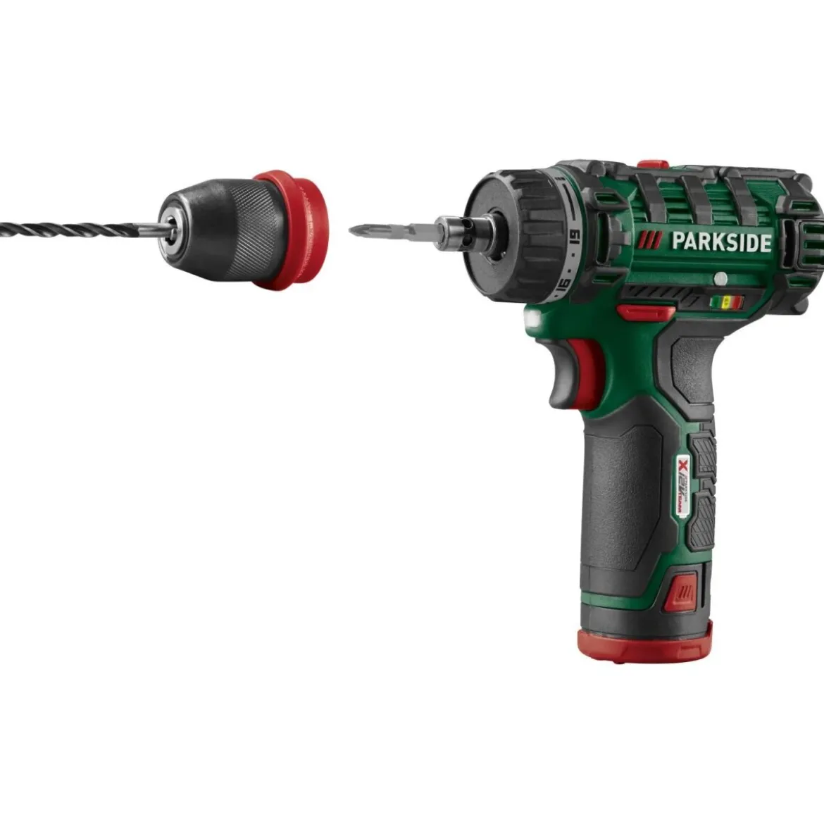 PARKSIDE® 12 V Akku-Bohrschrauber »PBSA 12 F5«, mit Akku und Ladegrät - B-Ware sehr gut