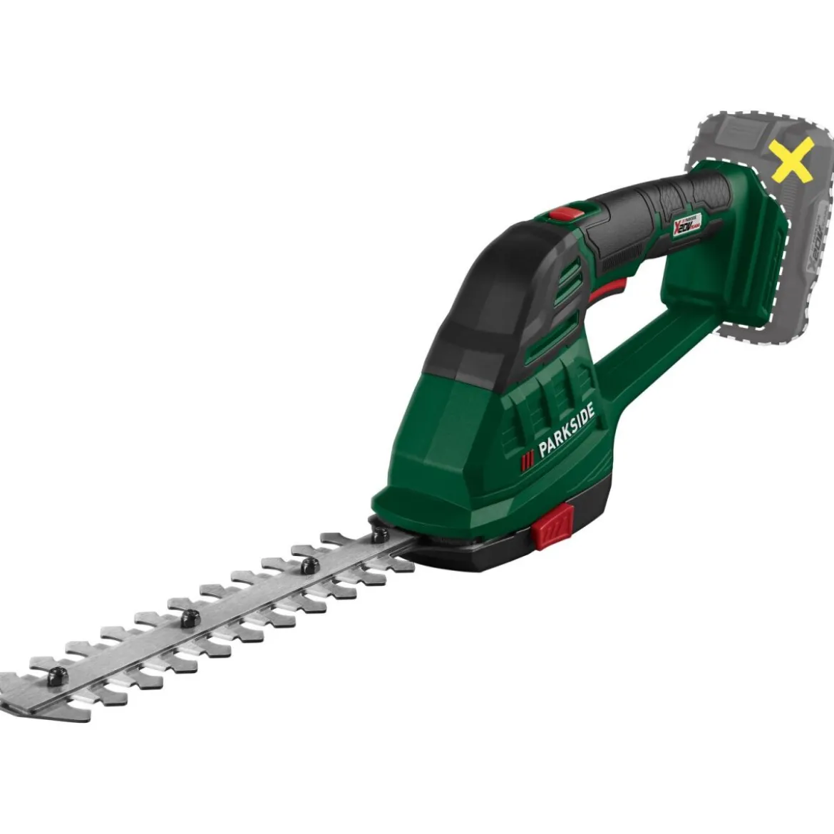 PARKSIDE® 20 V / Akku-Gras- und Strauchschere »PAGS 20-Li A1«, ohne Akku und Ladegerät - B-Ware