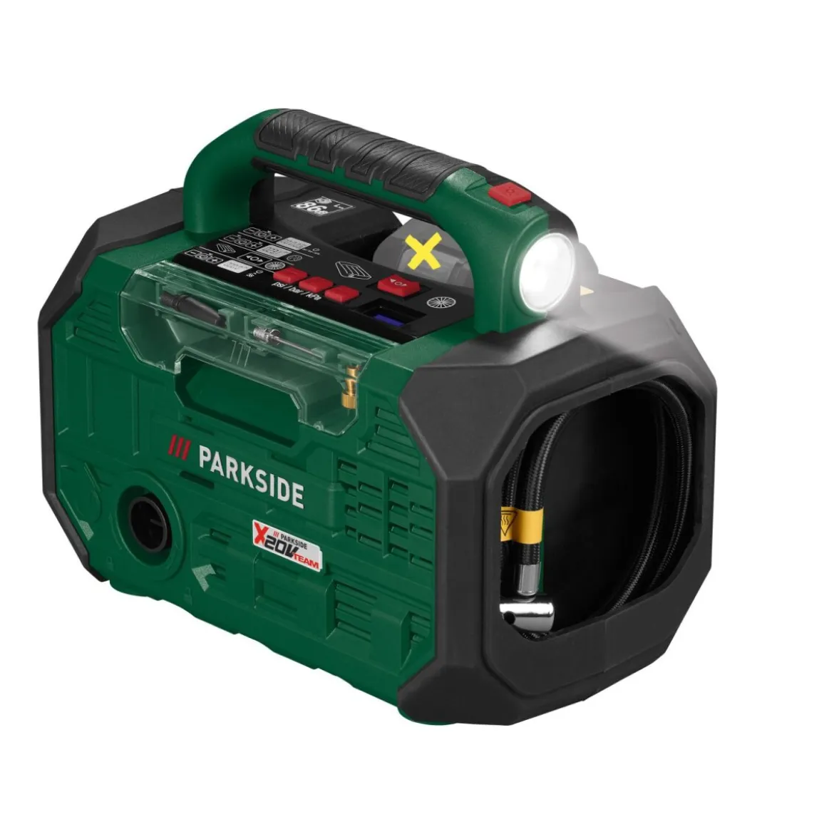PARKSIDE® 20 V Akku-Kompressor und -Luftpumpe »PKA 20-Li D3«, ohne Akku und Ladegerät - B-Ware