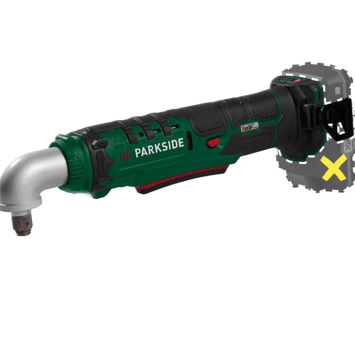 PARKSIDE® 20 V / Akku-Winkelschlagschrauber »PAWS 20 A1«, ohne Akku und Ladegerät - B-Ware neuwertig