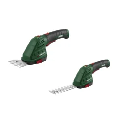 PARKSIDE® 4 V 2-in-1 Akku-Gras- und Strauchschere »PGSA 4 D5«, mit 180° drehbarem Softgriff - B-Ware