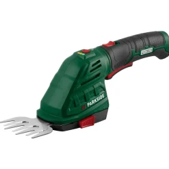 PARKSIDE® 4 V 2-in-1 Akku-Gras- und Strauchschere »PGSA 4 D5«, mit 180° drehbarem Softgriff - B-Ware